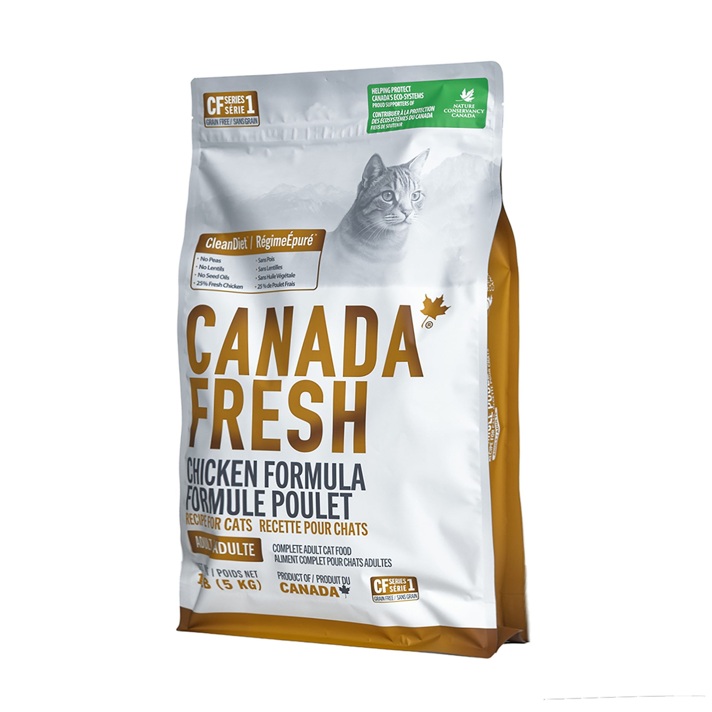 Canada Fresh dry Chicken cat food made in Canada 11 \lb