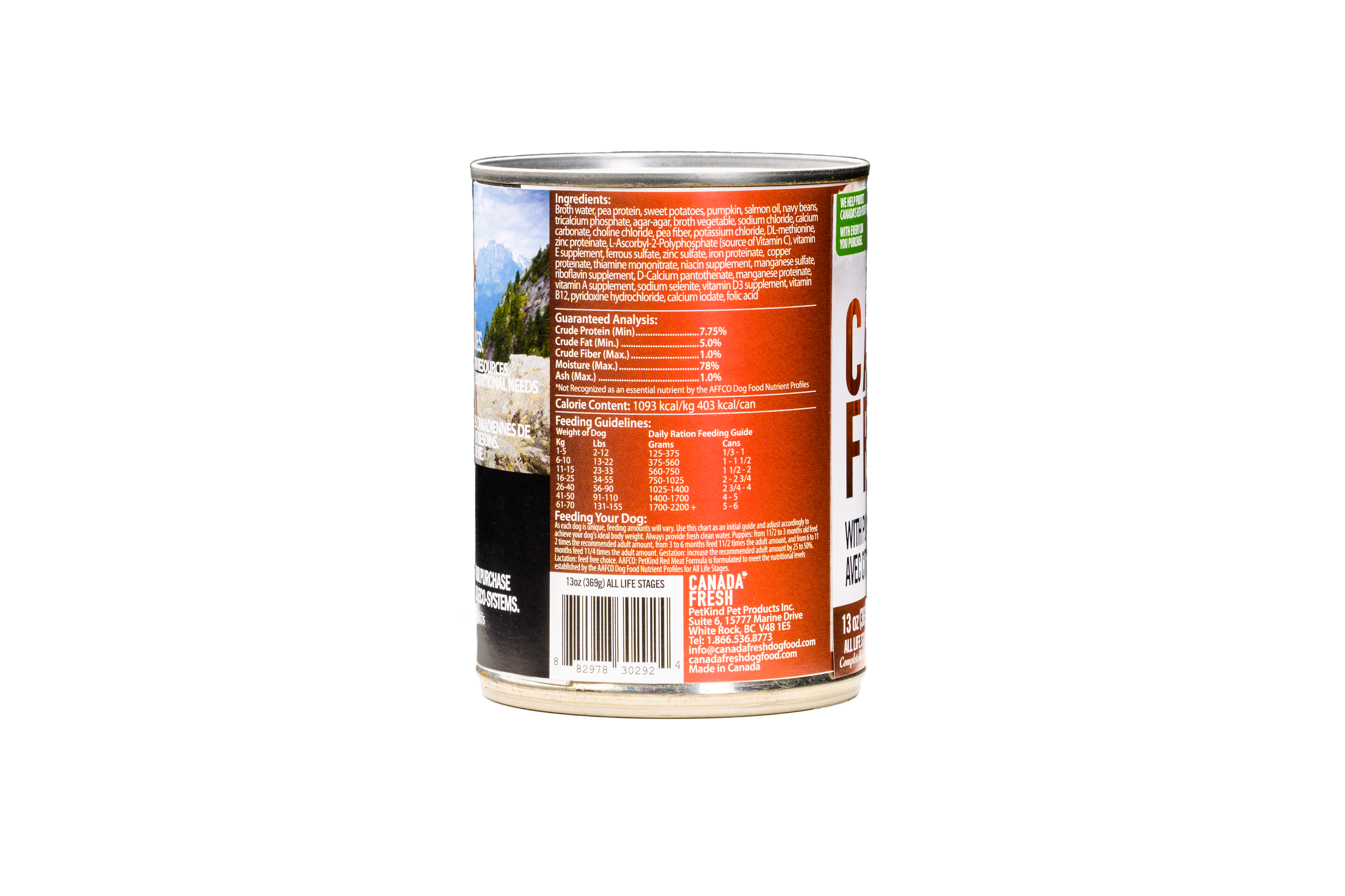 Canada Fresh Dog Pumpkin and Sweet Potato