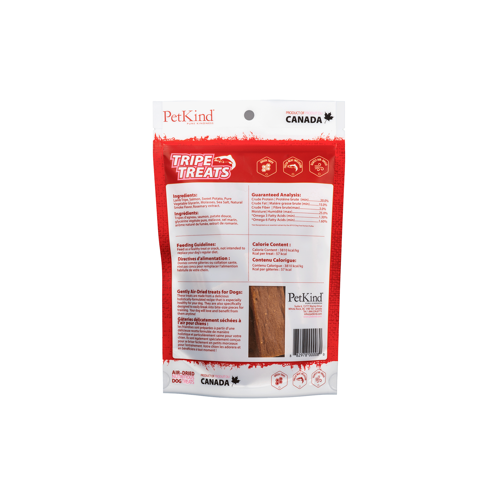 Salmon + Green Lamb Tripe Treats