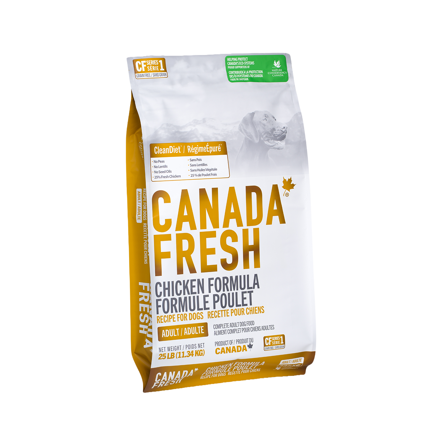 Canada Fresh Dog Chicken Formula 25lb bag