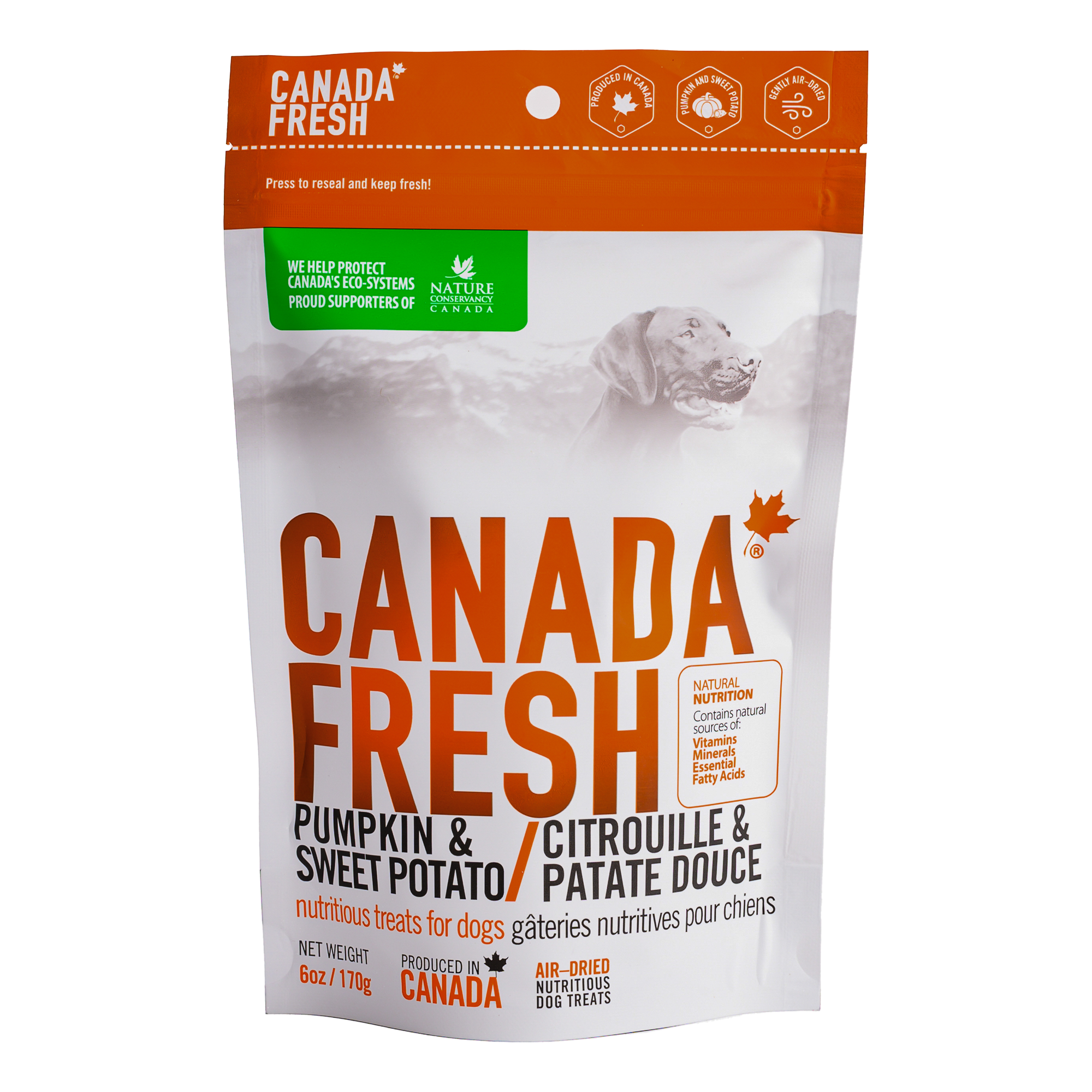 Canada Fresh Treats Dogs – Pumpkin & Sweet Potato