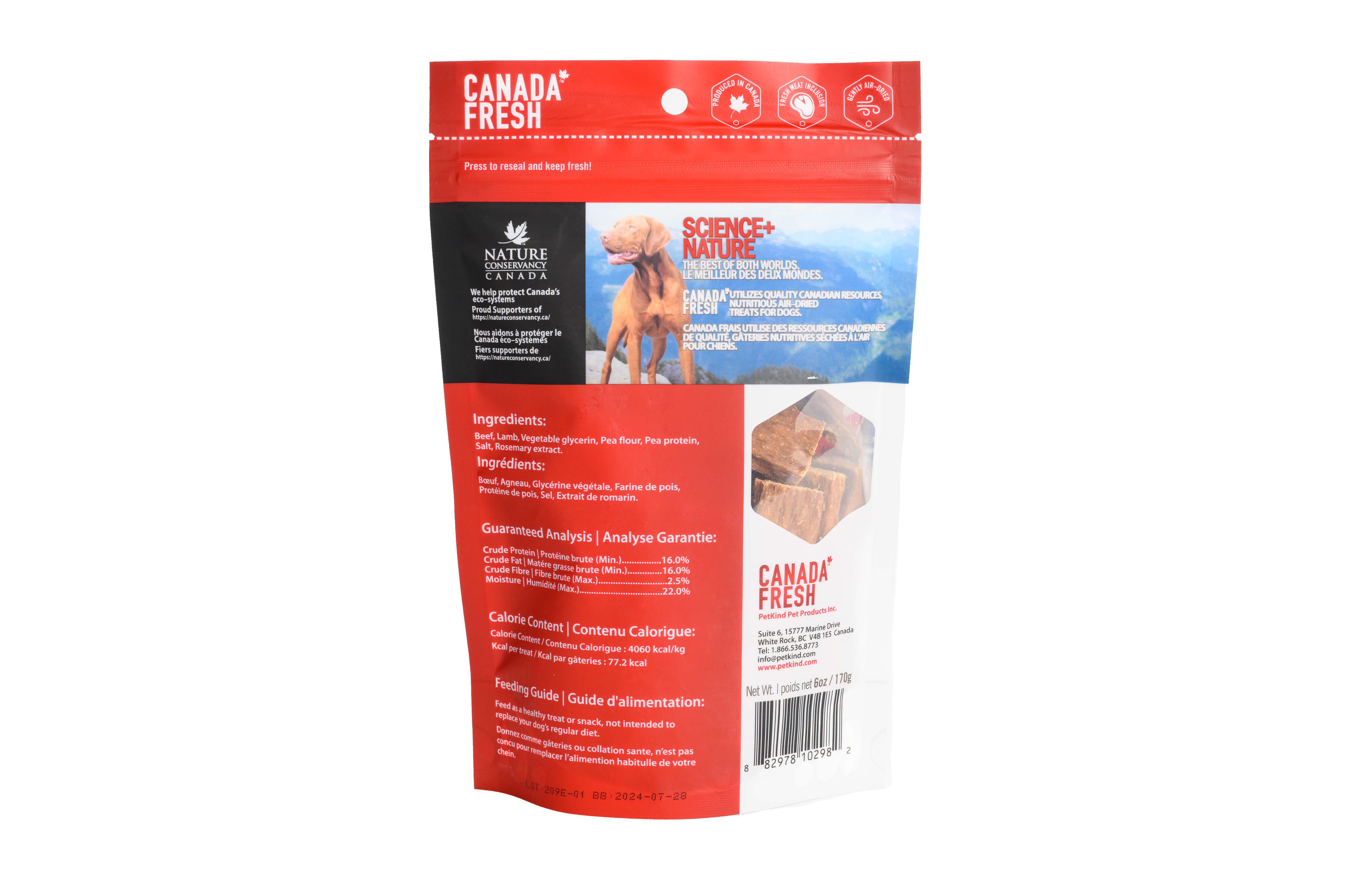 Canada Fresh Treats Dog – Red Meat