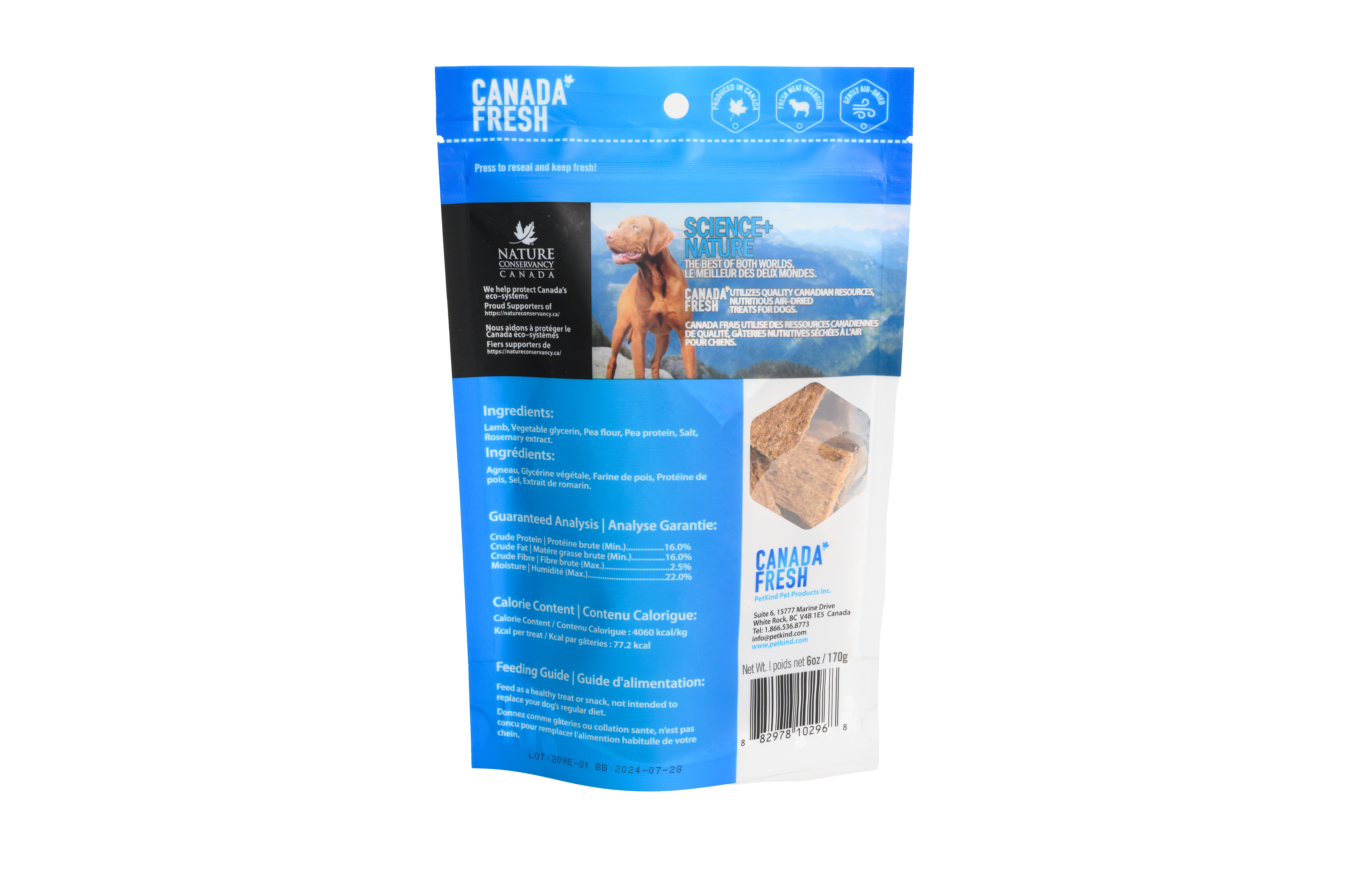 Canada Fresh Treats Dogs – SAP Lamb