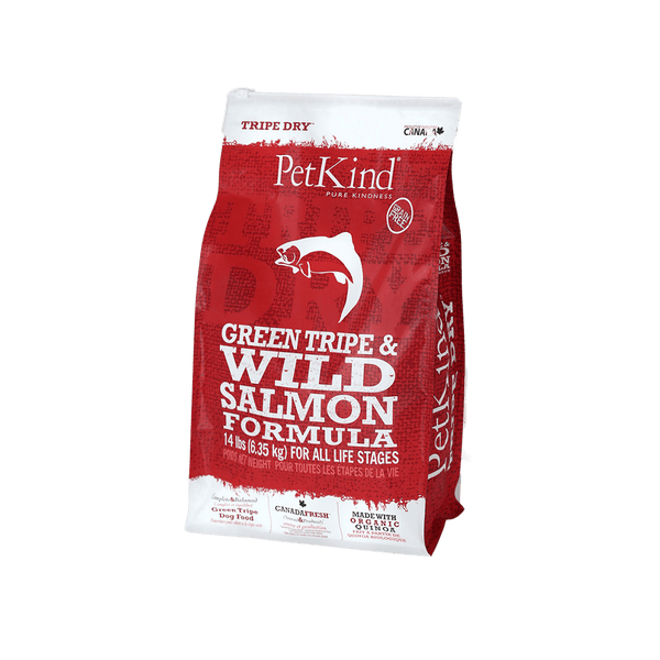 Tripe Dry Green Tripe Wild Salmon Formula PetKind Pet Products