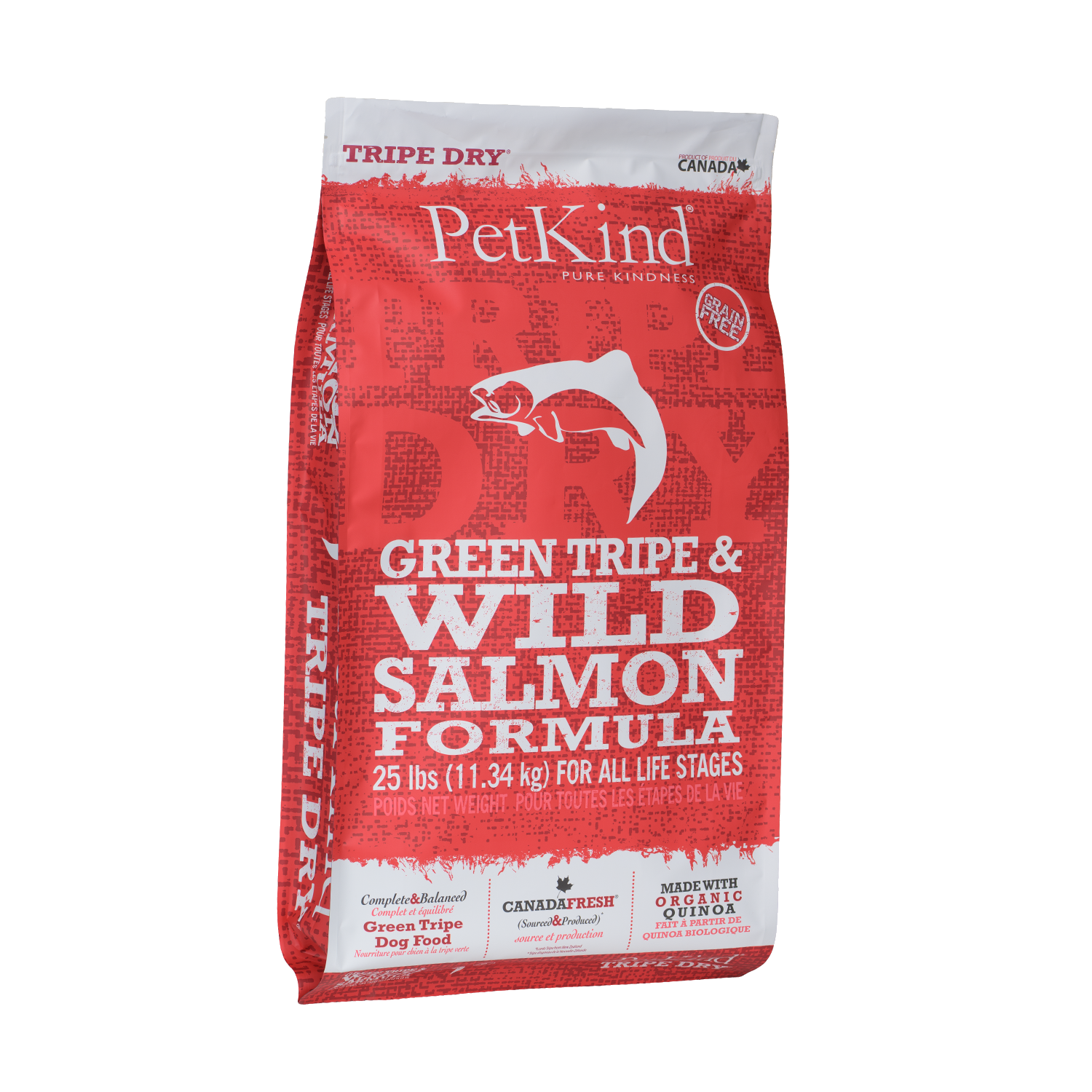 Tripe Dry Wild Salmon Dog Food – PetKind
