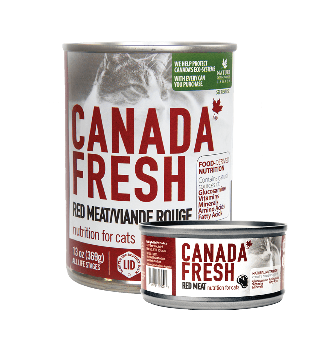 Canada Fresh Red Meat for cat (13 oz and 5.5 oz)