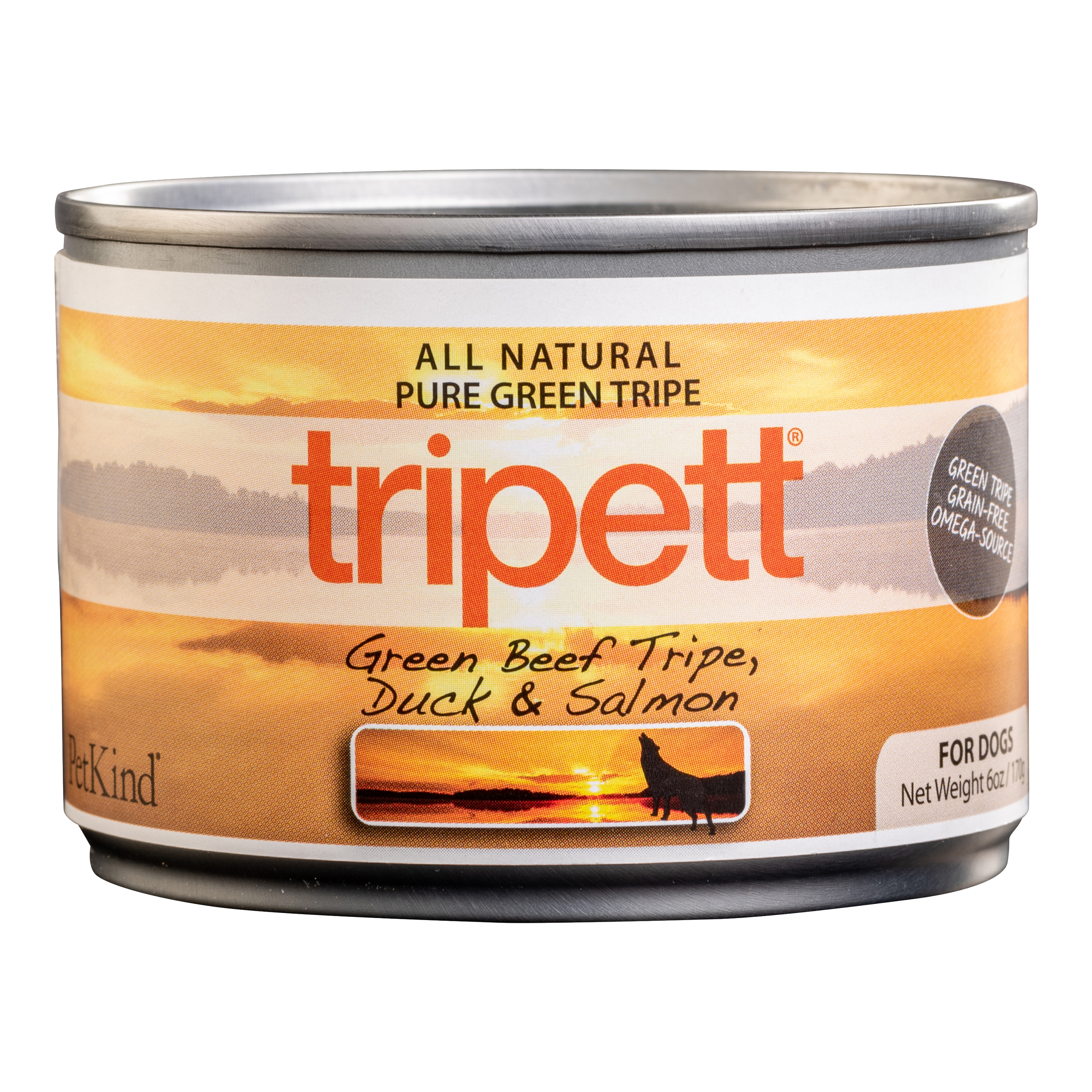 Tripett Green Beef Tripe, Duck and Salmon (6 oz)