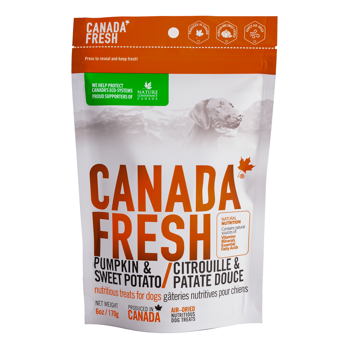 Canada Fresh Treats Dogs – Pumpkin & Sweet Potato