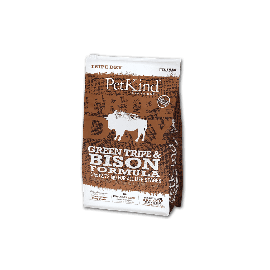 Tripe Dry Green Tripe Bison Formula PetKind Pet Products